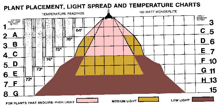 Light Distance From Plants Chart